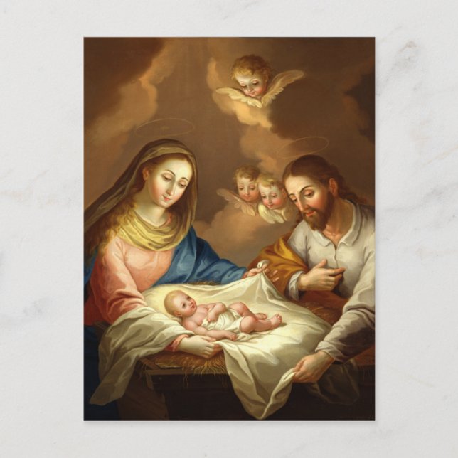"La Natividad" Kunstpostkarte Postkarte (Vorderseite)