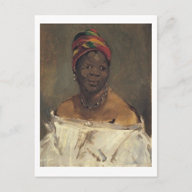 La_Négresse von Edouard Manet Postkarte (Vorderseite)