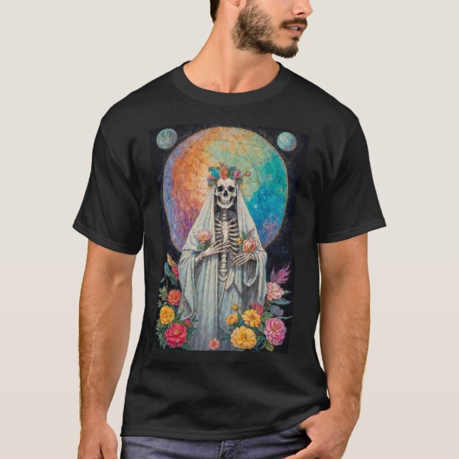 La Niña Blanca Santa Muerte T-Shirt (Vorderseite)