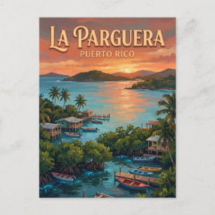 La Parguera Lajas Puerto Rico Postkarte