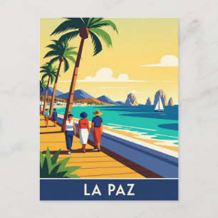 La Paz Baja California Sur Mexiko Postkarte