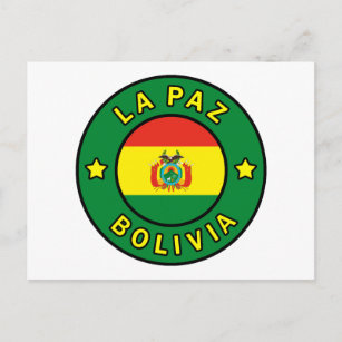 La Paz Bolivia Postkarte