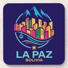 La Paz Bolivia South America Getränkeuntersetzer
