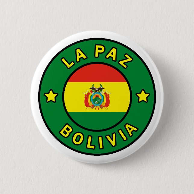La Paz Bolivien Button (Vorderseite)