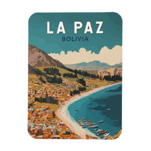 La Paz Bolivien Illustration Kunst, Dichtung und M Magnet