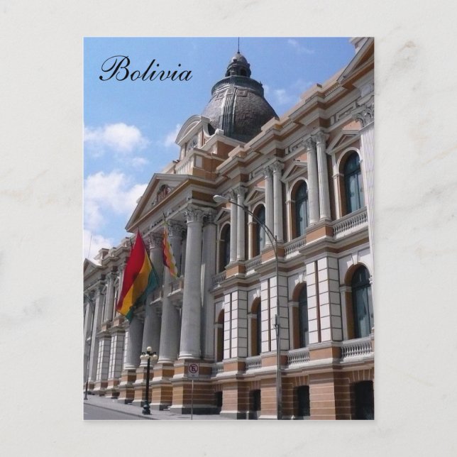 la paz bolivien postkarte (Vorderseite)