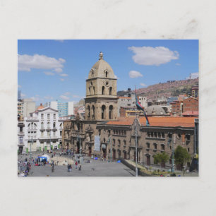 La Paz, Bolivien Postkarte