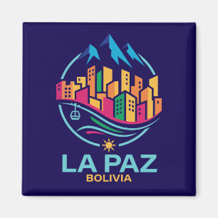La Paz Bolivien Südamerika Magnet