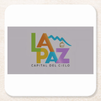 La Paz Stadt des Himmels Rechteckiger Pappuntersetzer