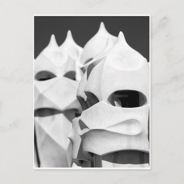 La Pedrera Chimneys Postkarte (Vorderseite)