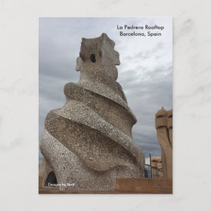 La Pedrera Dachterrasse Barcelona Postkarte