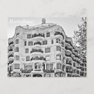 La Pedrera in Barcelona Postkarte