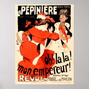 LA PEPINIERE Mein Kaiser! Vintage französische The Poster