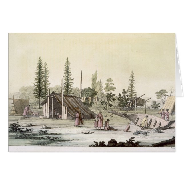 La Perouse am Hafen Francesci (Farbstich) (Vorderseite (Horizontal))