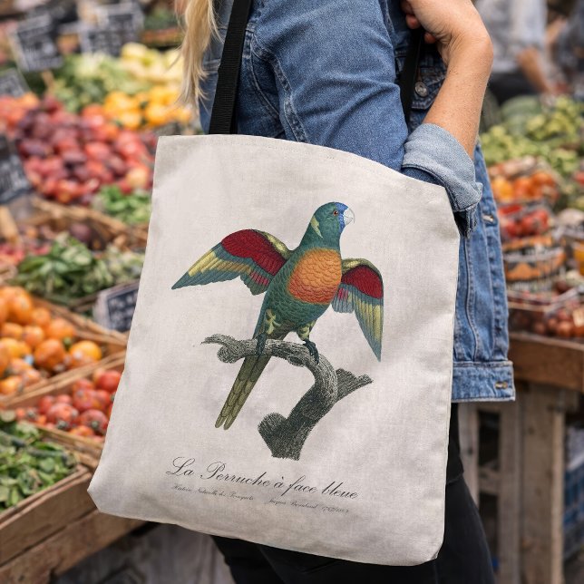 La Perruche, ein Bleistift (Coconut Lorikeet, Trichoglossus haematodus. Tote Bag)
