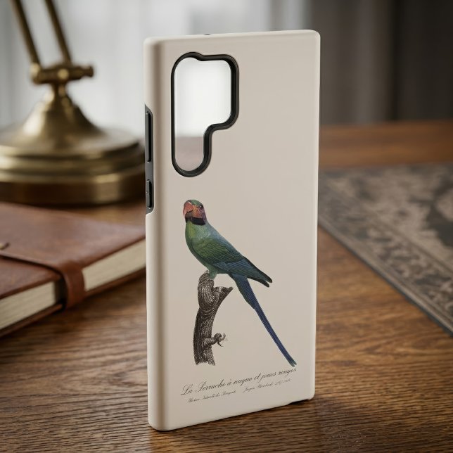 La Perruche ist ein einzigartiger Ort für Joues Samsung Galaxy Hülle (Long-Tailed Parakeet, Psittacula Longicauda. Case)
