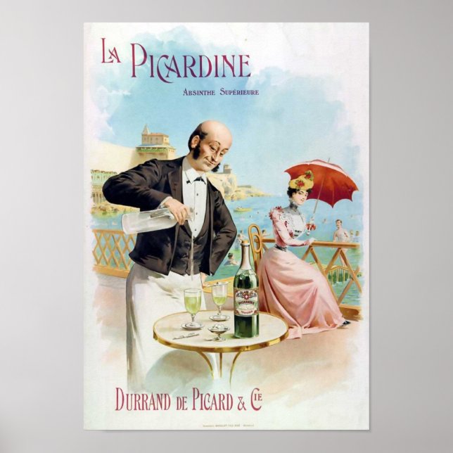 La Picardine Absinine Poster (Vorne)
