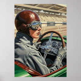 LA PILOTE DE COURSE (Der Racing Driver) - Original Poster