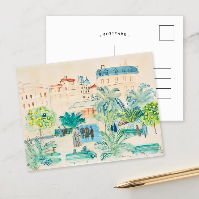 La Place Arago | Raoul Dufy Postkarte (Von Creator hochgeladen)