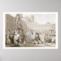 La Place des Victoires, Paris, c.1789 (Stift und T