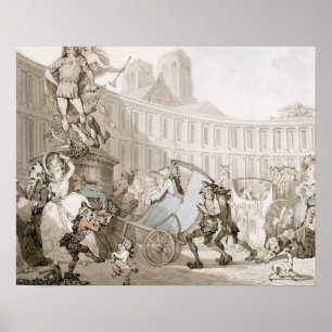 La Place des Victoires, Paris, c.1789 (Stift und T Poster