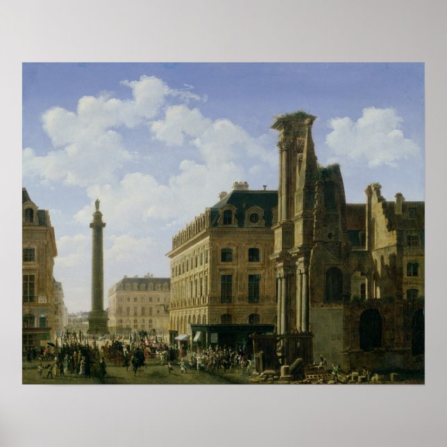 La Place Vendome, 1808 Poster (Vorne)