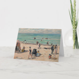 La Plage de Fort-Mahon   Albert André Karte