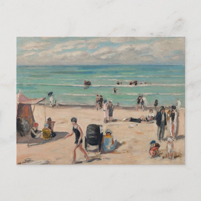 La Plage de Fort-Mahon | Albert André Postkarte (Vorderseite)