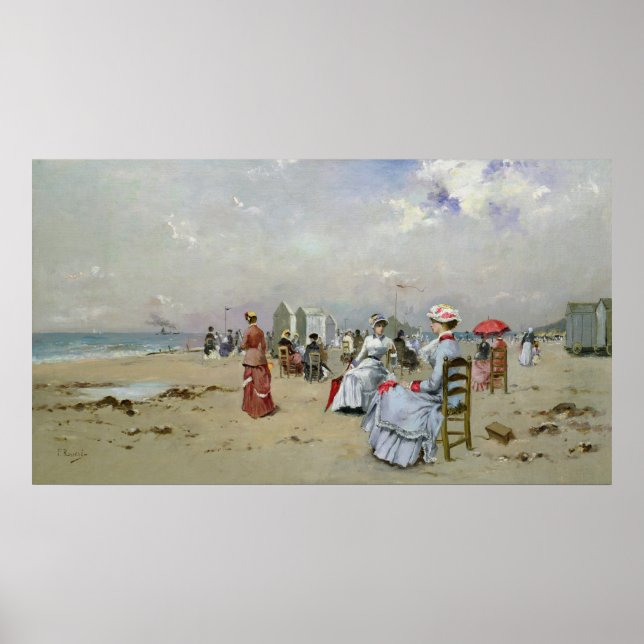La Plage de Trouville Poster (Vorne)