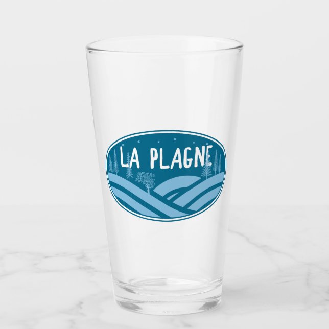 La Plagne France Outdoors Glas (Vorderseite)