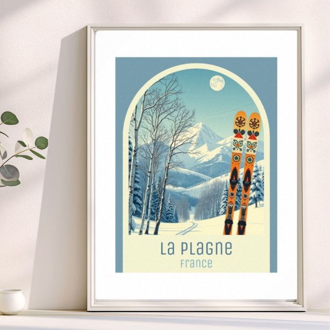 La Plagne France ski resort  Poster (Von Creator hochgeladen)