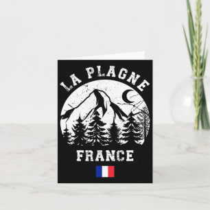 La Plagne Frankreich Alpen Ski Resort Alpin Skipas Karte