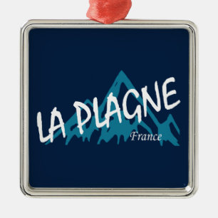 La Plagne Frankreich Berge Ornament Aus Metall