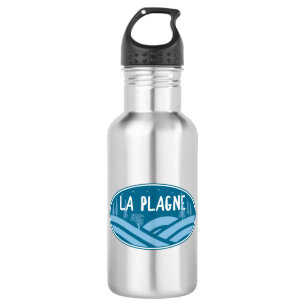 La Plagne Frankreich im Freien Edelstahlflasche