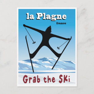 La Plagne, Frankreich Postkarte