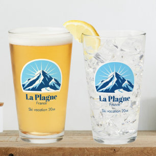 La Plagne Frankreich Skigebiet Urlaub  Glas
