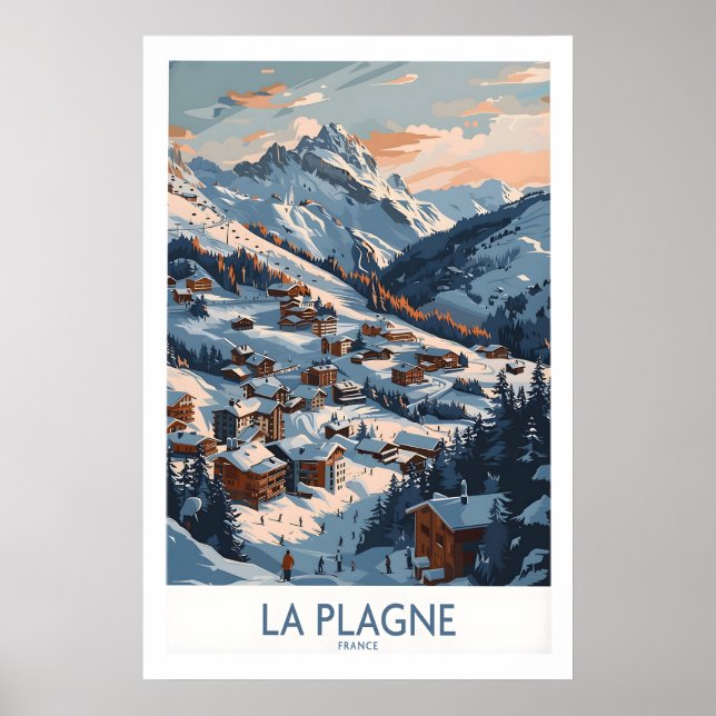 La Plagne Wall Art 1 Poster (Vorne)