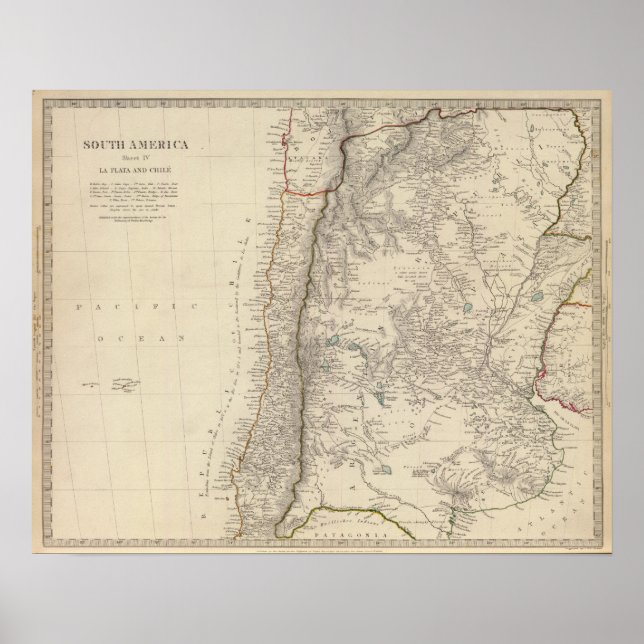 La Plata, Chile Poster (Vorne)