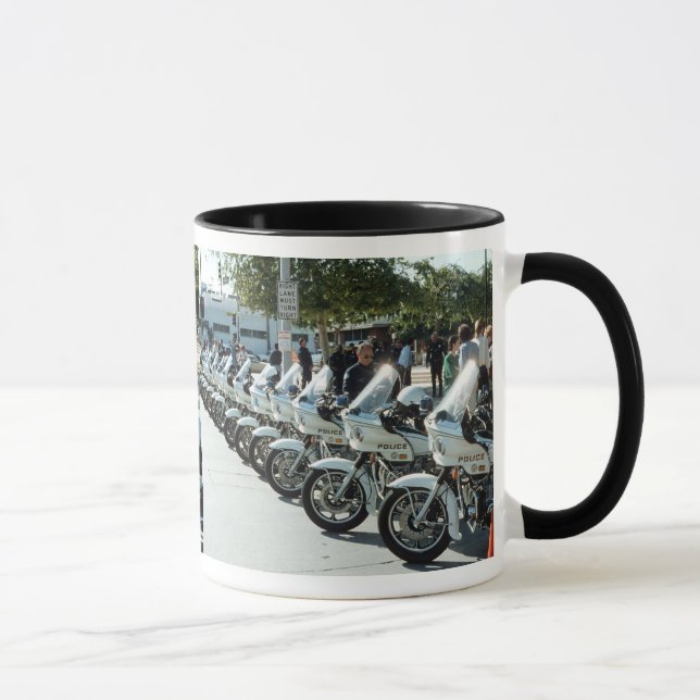 LA Police Motorräder USA Tasse (Rechts)