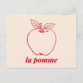 la pomme feiertagspostkarte