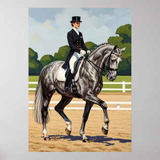 LA PRÉCISION DU DRESSAGE (Dressurpräzision) Poster