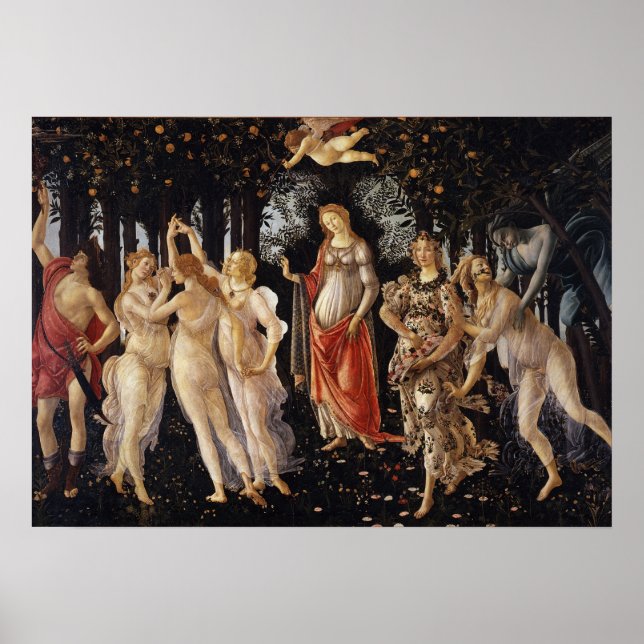 La Primavera by Botticelli - A2 format poster (Vorne)