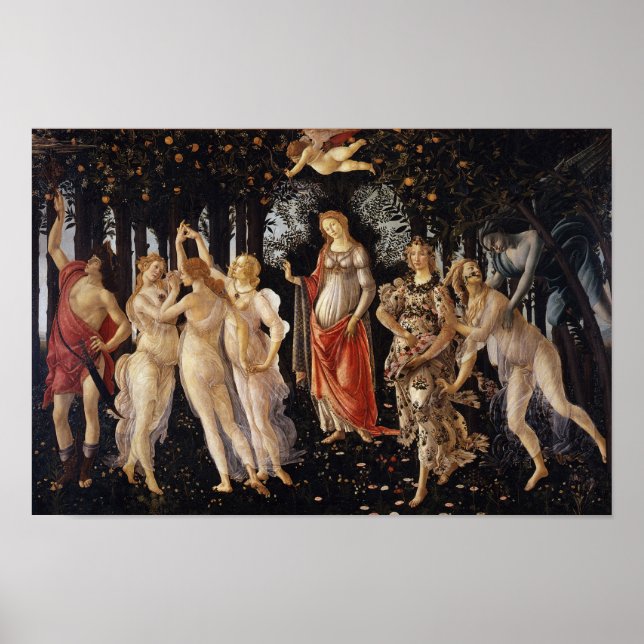 La Primavera by Botticelli - Poster (Vorne)