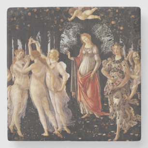 La Primavera (Frühjahr) von Sandro Botticelli Steinuntersetzer