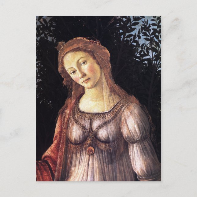 La Primavera im Detail Postkarte (Vorderseite)