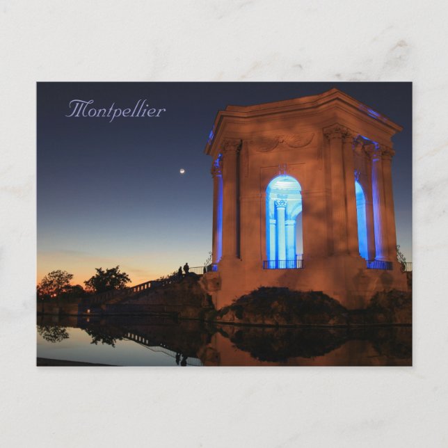 La Promenade du Peyrou Postkarte (Vorderseite)