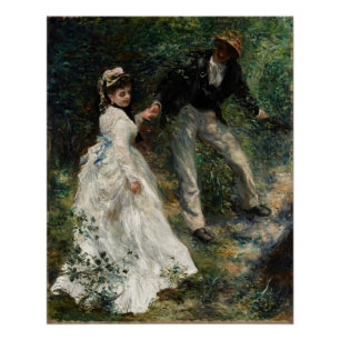 La Promenade Renoir Gemälde Fine Art Poster