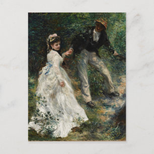 La Promenade Renoir Gemälde Kunstpostkarte Postkarte