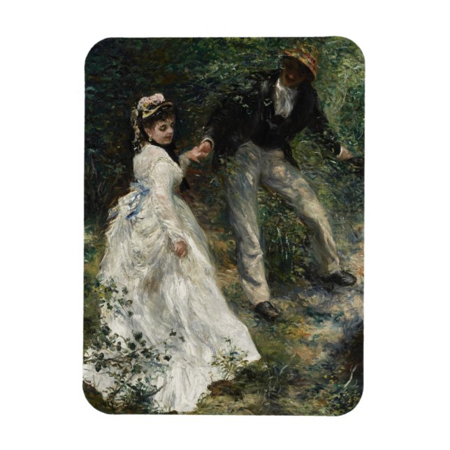 La Promenade Renoir Malerei Magnet (Vertikal)