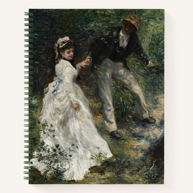 La Promenade Renoir Malerei Notizbuch (Vorderseite)